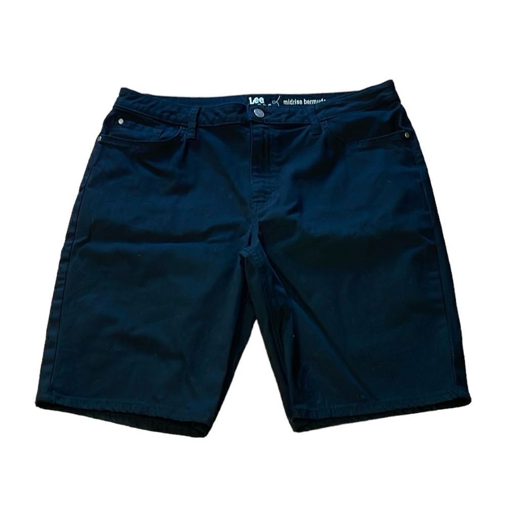 Lee Riders, midrise Bermuda, black,  14M